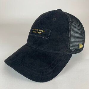 Phoenix Suns NBA New Era Black Label 9Twenty Relaxed Fit Strapback Trucker Hat